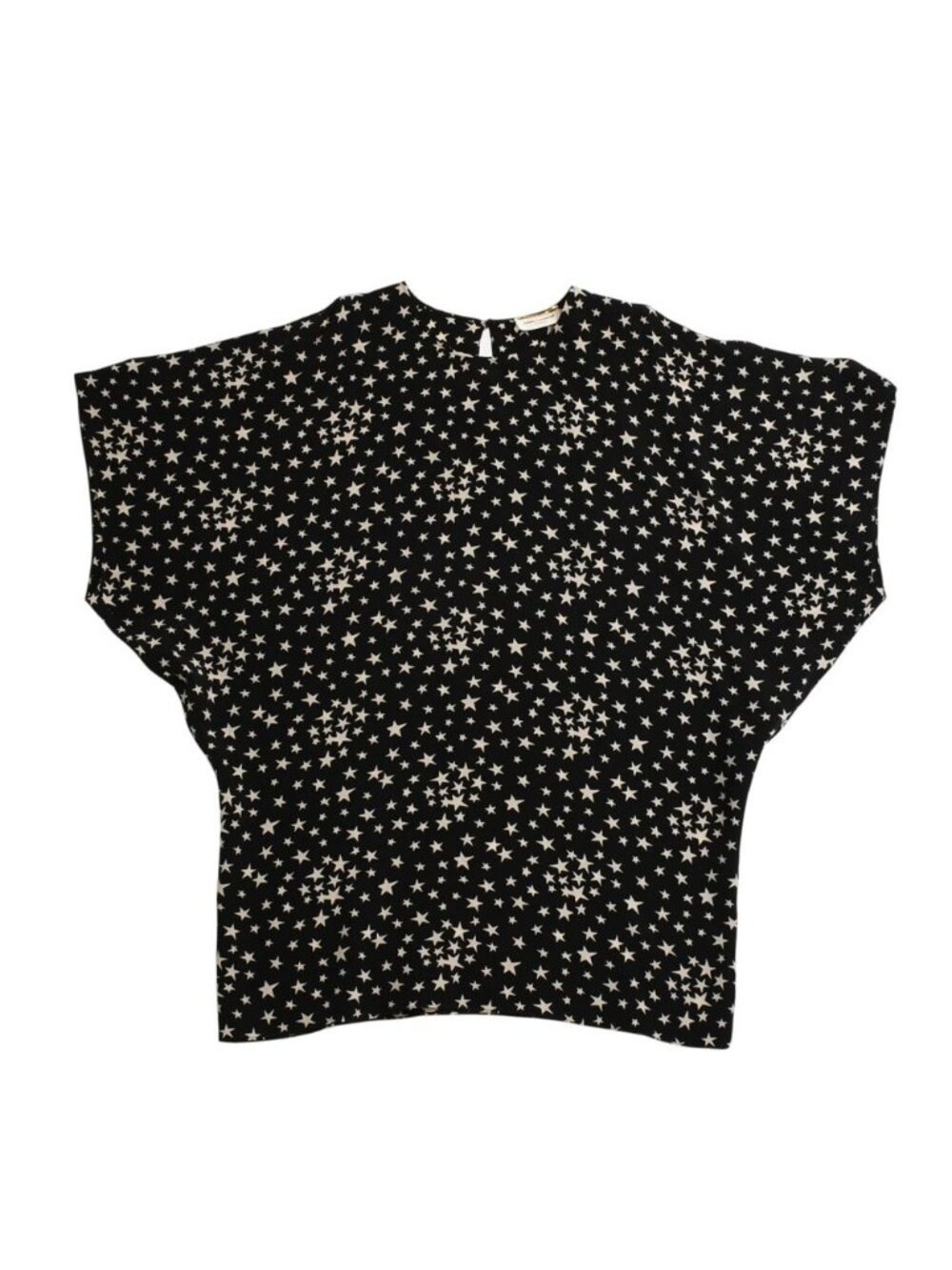 Saint Laurent Paris Star Dress Set Black White